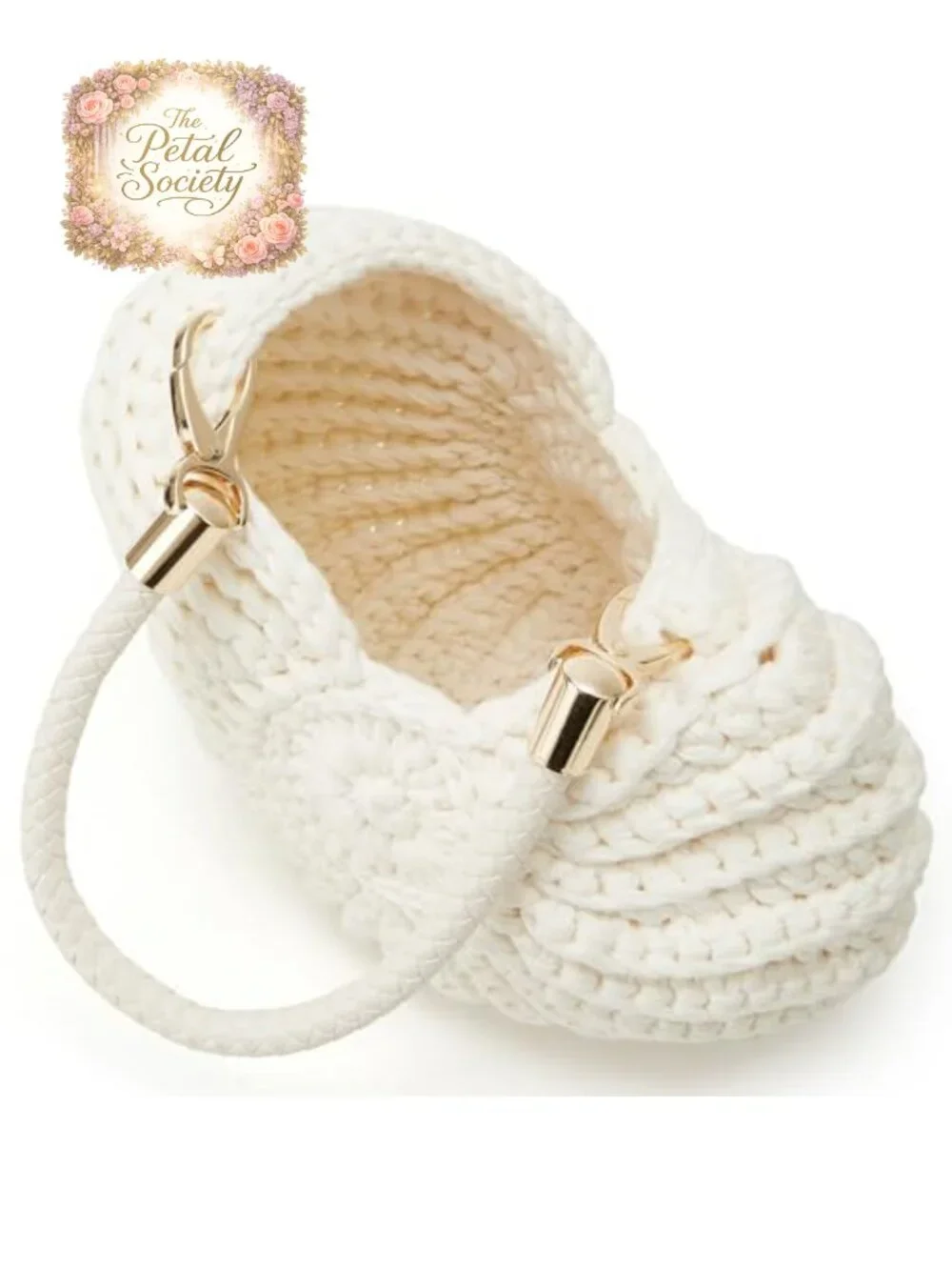 Handmade Crochet Tote Bag Seashell Purse Boho Shell Handbag Crossbody Shoulder